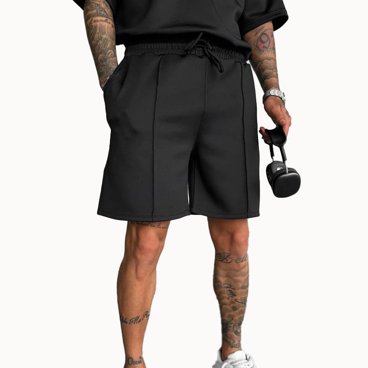 Logan - Solid Color Athletic Shorts
