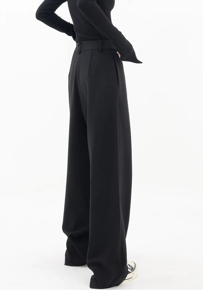 Noura | Women’s Asymmetrical Wide Leg Pants | Dress Fit