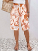 Women’s Floral Wide-Leg Shorts | Drawstring