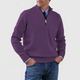 Men’s Quarter Zip Knit Jumper | Stand Collar