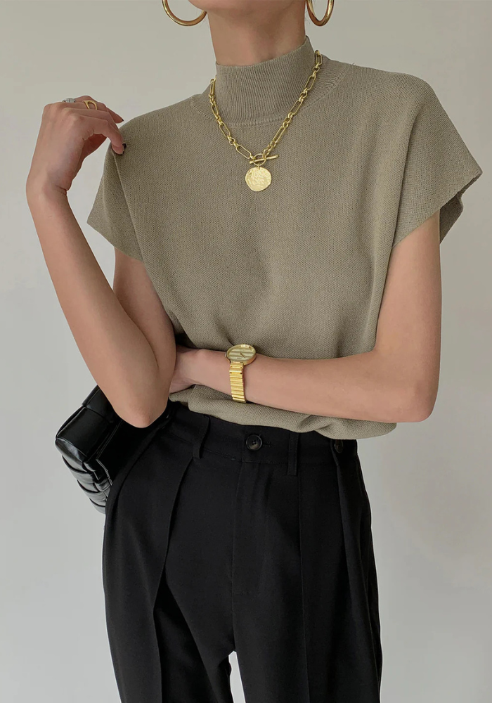 Lysa | Women’s Knit Sleeveless Sweater Vest | Pullover