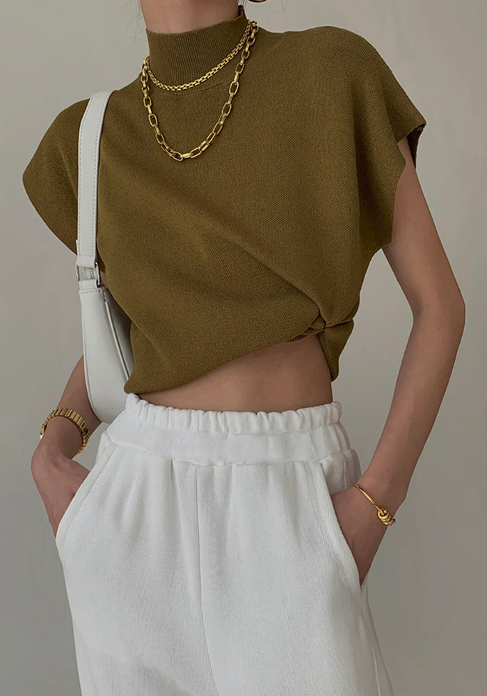 Lysa | Women’s Knit Sleeveless Sweater Vest | Pullover