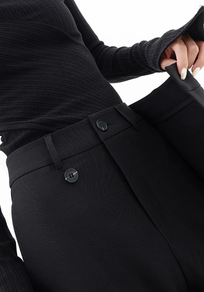Noura | Women’s Asymmetrical Wide Leg Pants | Dress Fit