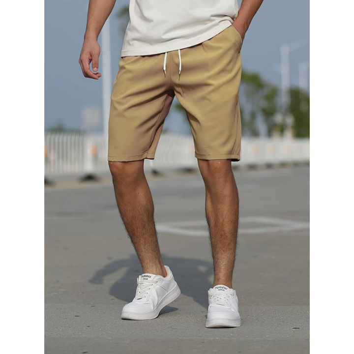 Men's Elastic Waist Shorts | Drawstring