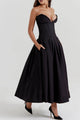 Women’s Corset Pleated Dress | Midi