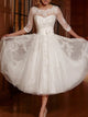 Women’s A-Line Wedding Dress | Midi
