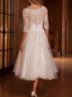 Women’s A-Line Wedding Dress | Midi