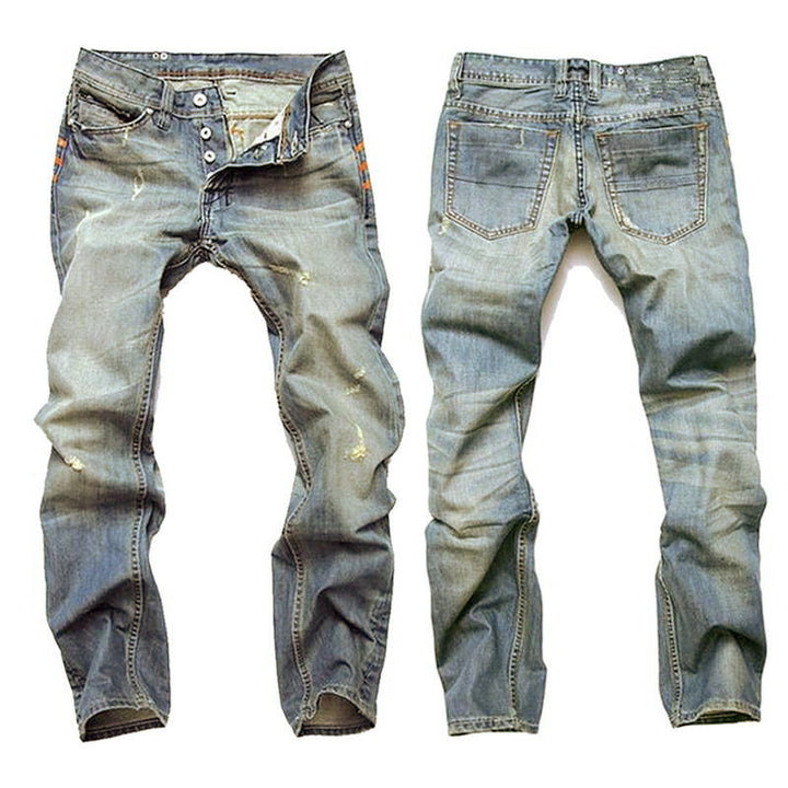 Daniel - Men's Casual Distressed Skinny pants with Pockets