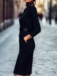Women’s Elegant Belted Dress | Midi