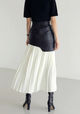 Women’s Pleated Asymmetrical Skirt | Maxi