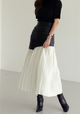 Women’s Pleated Asymmetrical Skirt | Maxi