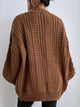 Women’s Chunky Cable Knit Cardigan | Oversized