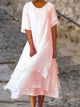 Women’s Layered Loose Dress | Maxi
