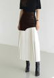Women’s Pleated Asymmetrical Skirt | Maxi