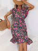 Women’s Floral Ruffle Sleeve Dress | Mini
