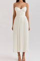 Women’s Strapless Pleated Dress | Maxi