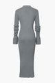 Women’s Long Sleeve Ribbed Dress | Maxi