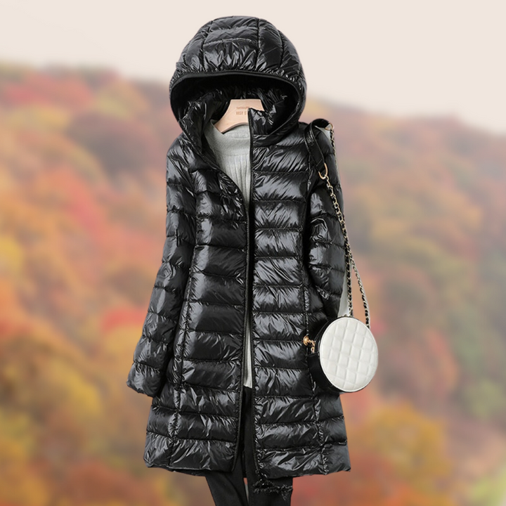 Women’s Rain Puffer Jacket | Hooded