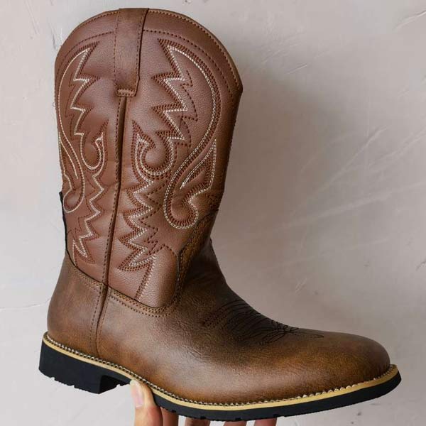 Terrance - Men's classic tall shoes with embroidery