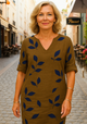 Women’s Printed V-Neck Dress | Mini