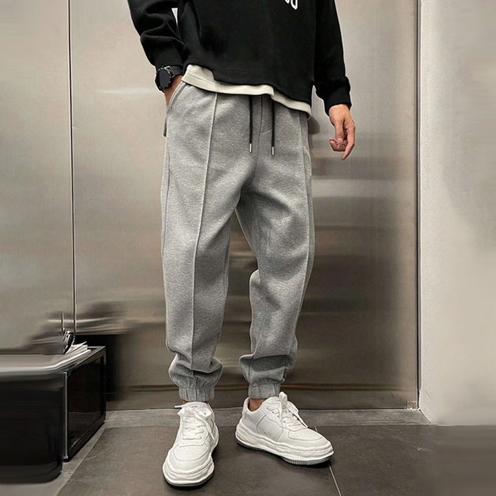 Brody - Men's Casual Sports Pants with Elastic Waist and Plush Fabric