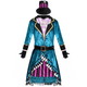 Women’s Circus Halloween Costume | Jacket & Striped Miniskirt Set