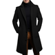 Men’s Single-Breasted Overcoat | Tailored Cut