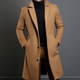 Men’s Single-Breasted Overcoat | Tailored Cut