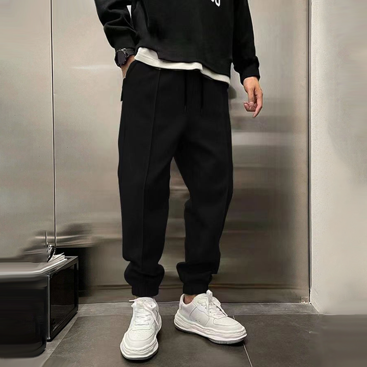 Brody - Men's Casual Sports Pants with Elastic Waist and Plush Fabric