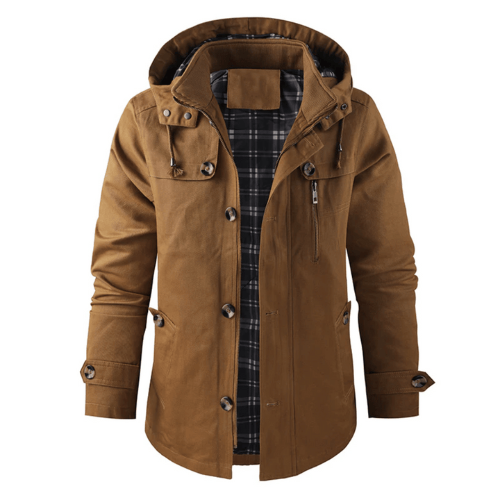 Antonio - Men's Insulated Waterproof Winter Jacket with Hood