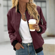 Women’s Zip-Up Bomber Jacket | Casual