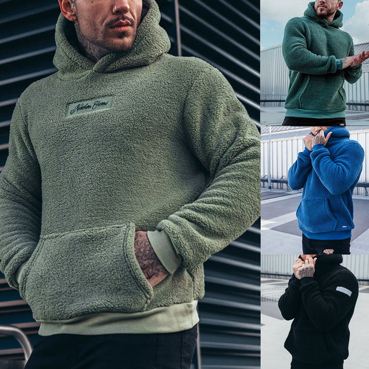 Damien - Men's Cozy Wool Winter Hoodie