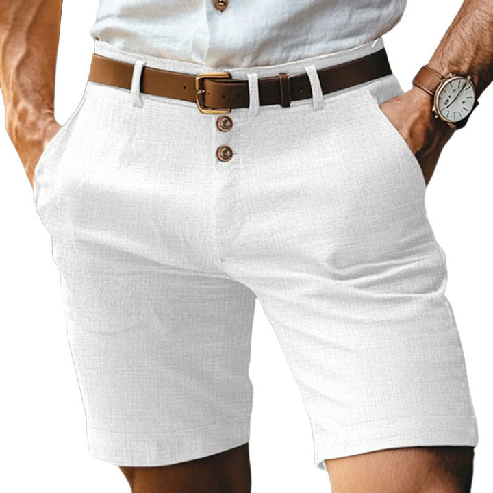 Ethan - Casual slim fit shorts for men