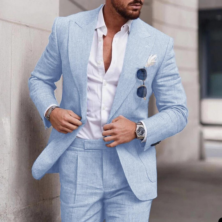 Stanley - Lightweight Linen Suit for Weddings