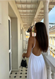 Women’s Summer Open Back Dress | Maxi