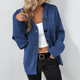 Women’s Button-Up Knit Cardigan | Hooded