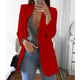 Women’s Fitted Open Front Blazer | Long Sleeve