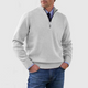 Men’s Quarter Zip Knit Jumper | Stand Collar