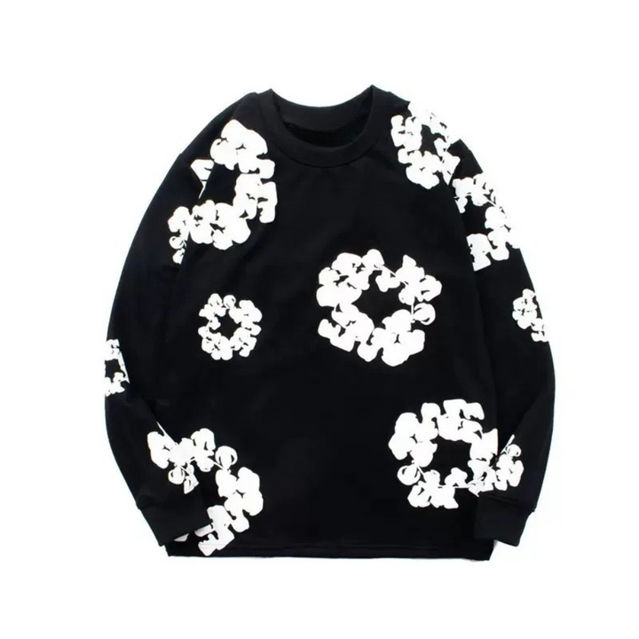 Unisex Floral Graphic Sweater | Casual