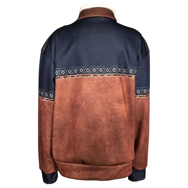 Men’s Half Zip Pullover | Tribal Design