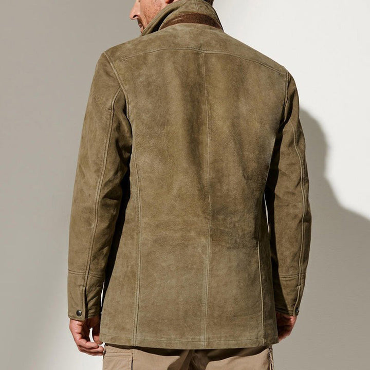Hamza - Men's Classic Leather Jacket