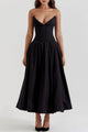 Women’s Corset Pleated Dress | Midi