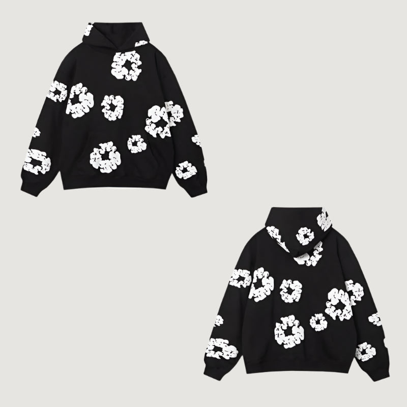 Unisex Oversized Hoodie Set | Graffiti Print