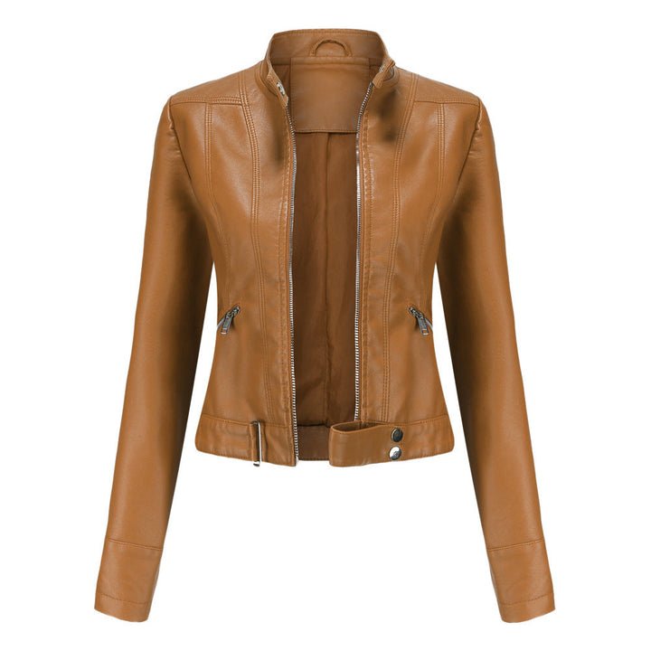 Women’s Stand Collar Jacket | Slim Fit