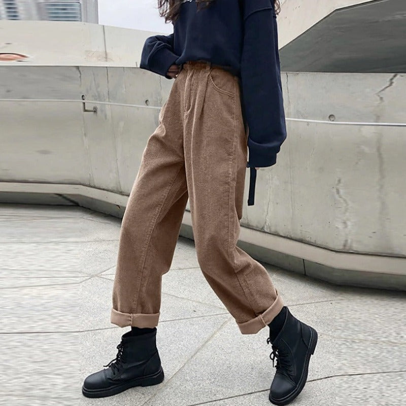 Women's Wide Leg Trousers | Casual Fit