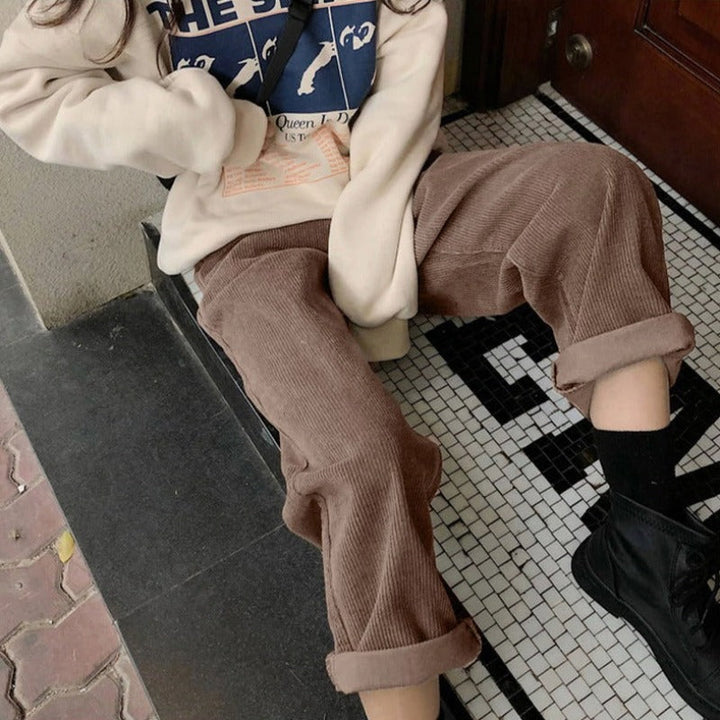 Women's Wide Leg Trousers | Casual Fit