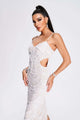 Women’s Elegant Textured Cutout Dress | Midi