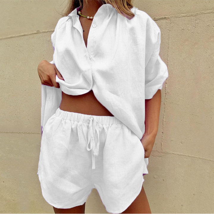 Women's Shirt and Shorts Set | Two Piece