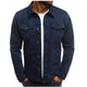 Men’s Buttoned Denim Jacket | Long Sleeve