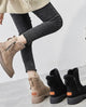 Women’s Ankle Winter Boots | Trim Detail